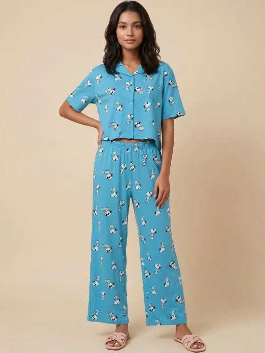 Zivame Women Printed Night suit