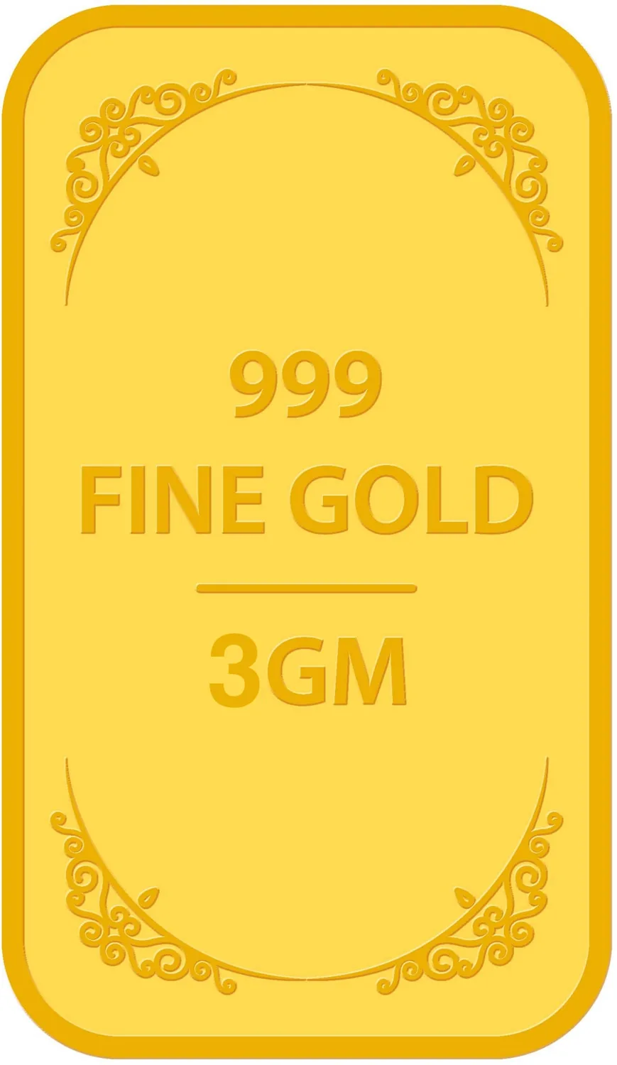 Muthoot Pappachan 24 (999) K 3 g Gold Bar