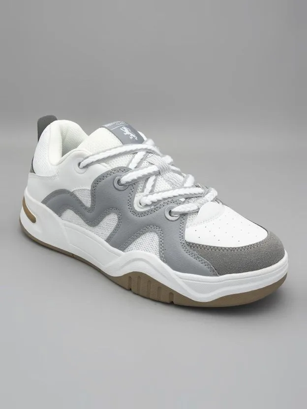 RED TAPE Sneakers For Men (White, Grey , 9)